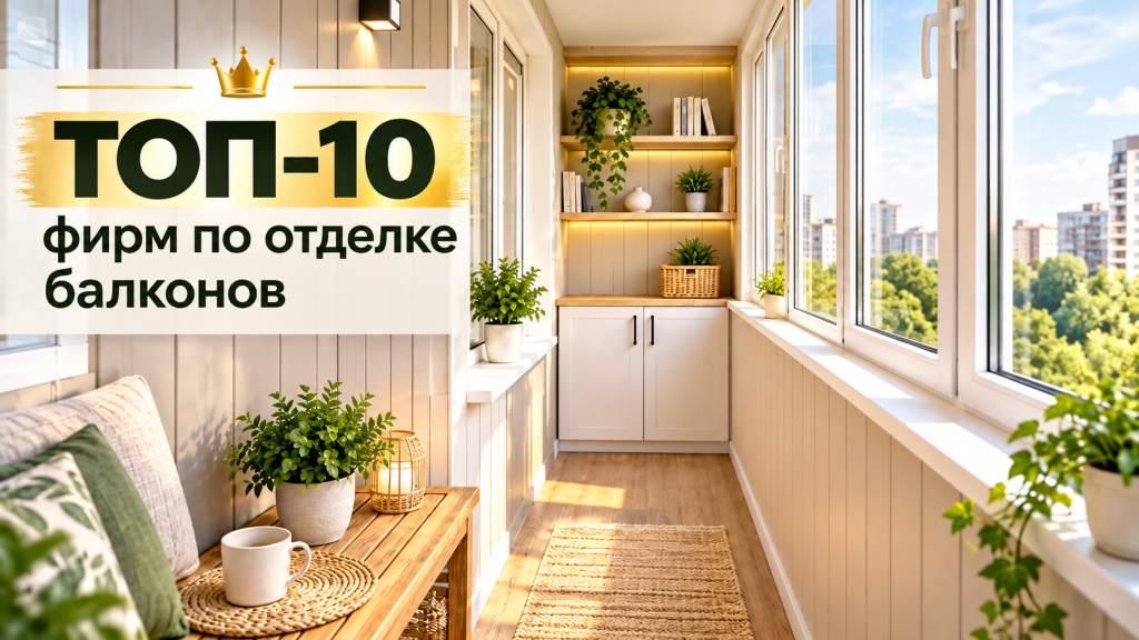 Рейтинг компаний по отделке балконов в Москве: ТОП-10 балконных фирм, октябрь 2026 года