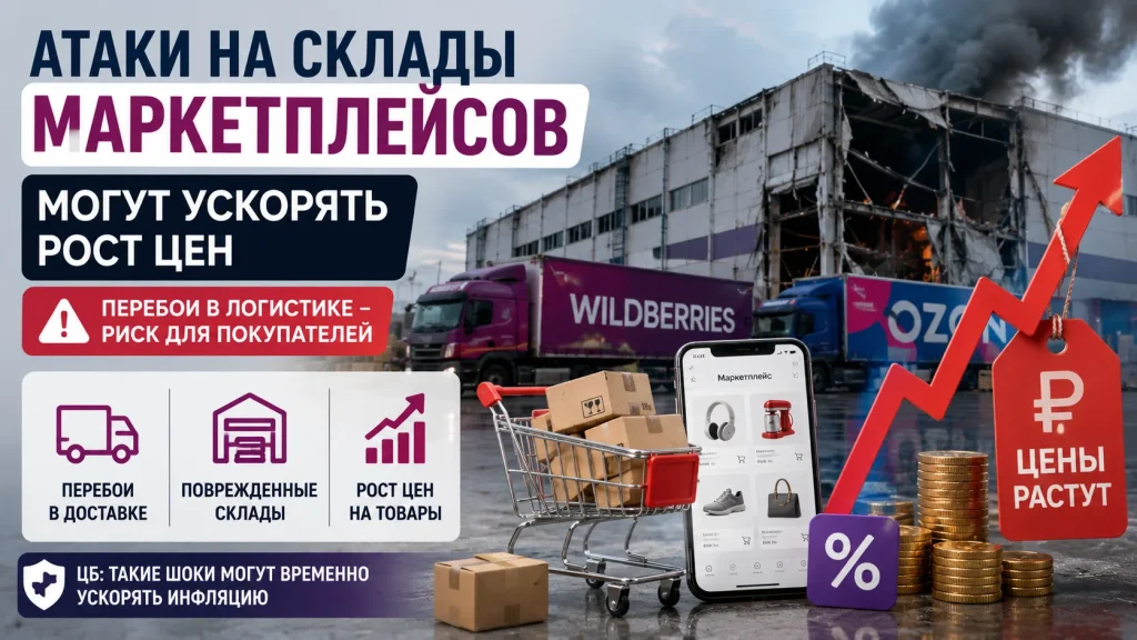 Атаки на склады маркетплейсов могут повлиять на рост цен