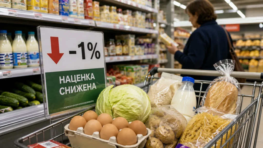 Наценка на социально значимые продукты впервые стала отрицательной