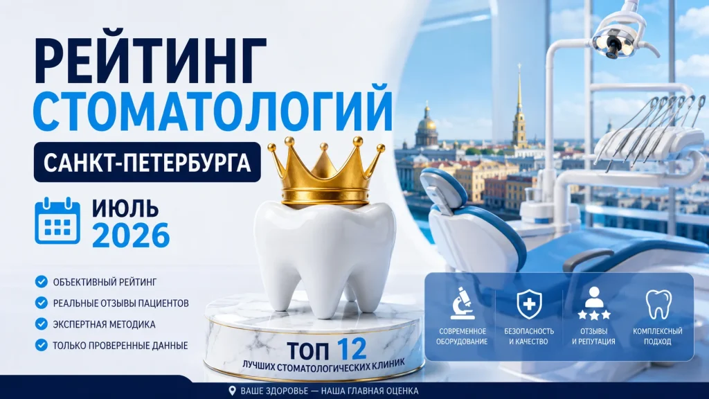 Рейтинг стоматологий Санкт-Петербурга 2026