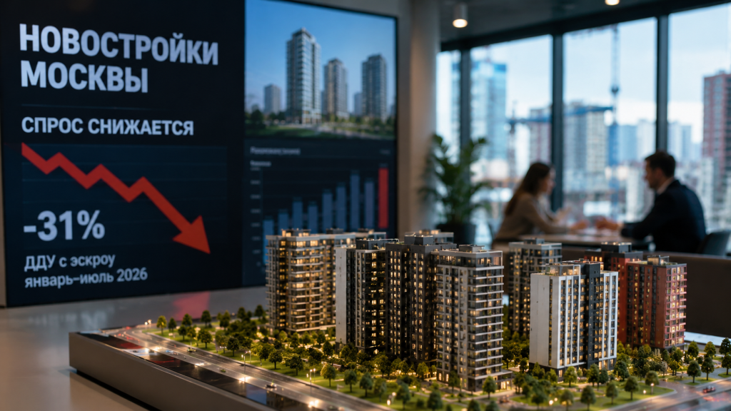 Спрос на новостройки Москвы снижается