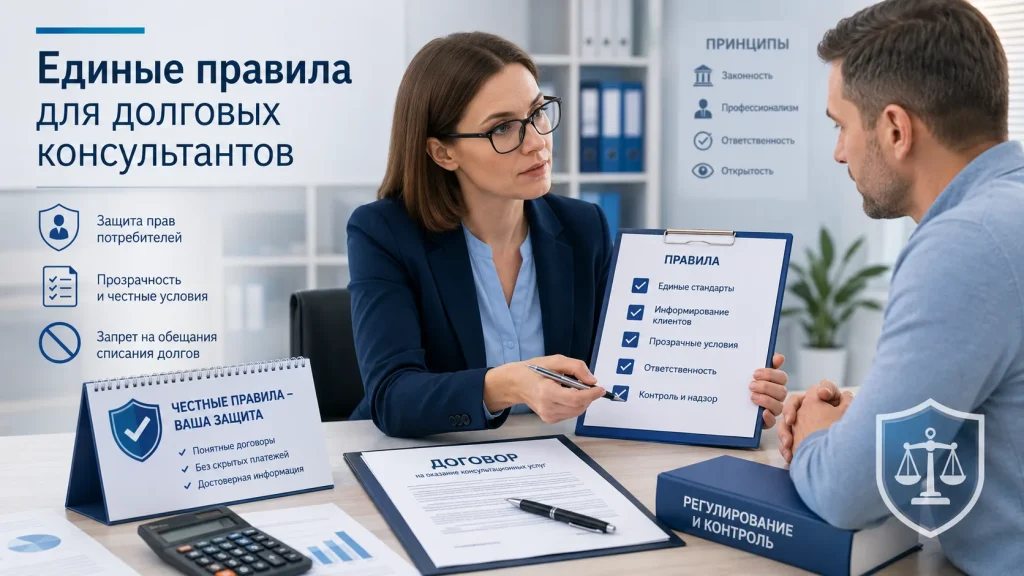 Единые правила для долговых консультантов