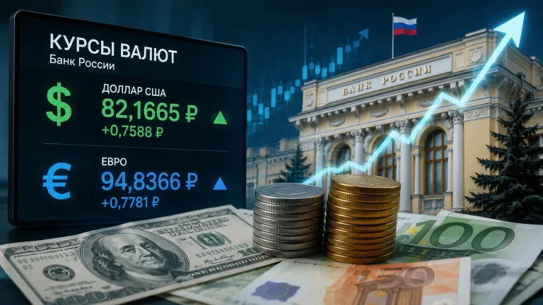 Доллар вырос до 82,17 рубля