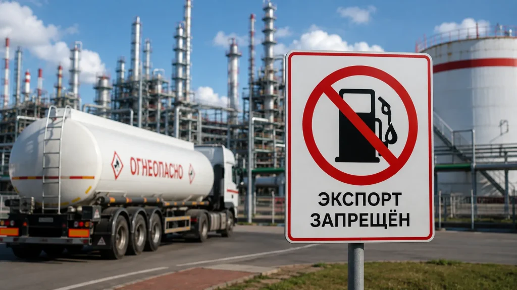 В России вступил в силу новый запрет на экспорт топлива
