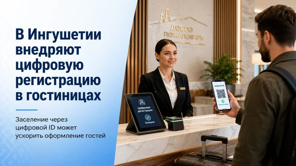 В гостиницах Ингушетии внедряют цифровую регистрацию через MAX
