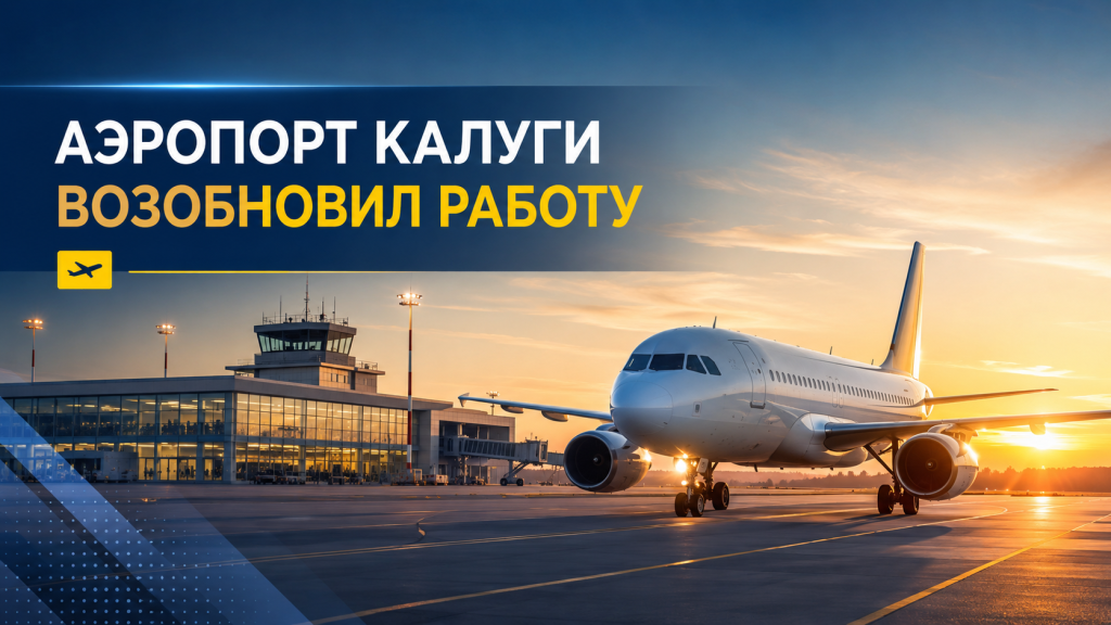 Аэропорт Калуга после снятия ограничений