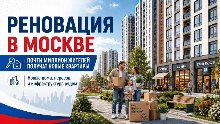 Новые дома по программе реновации в Москве