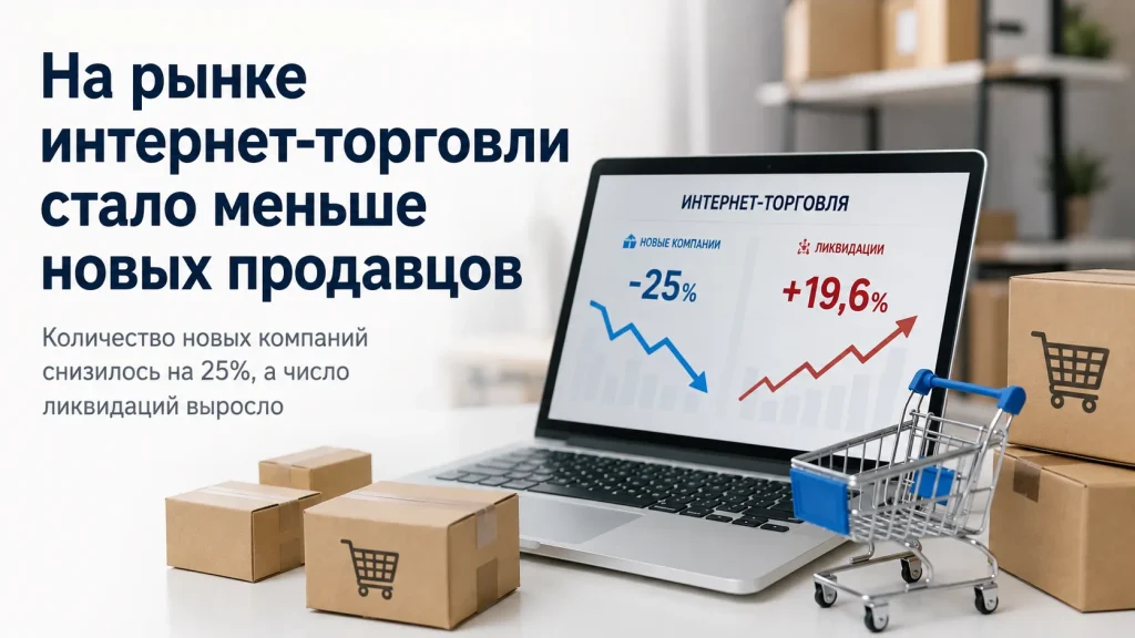 В России стало меньше новых продавцов в интернет-торговле