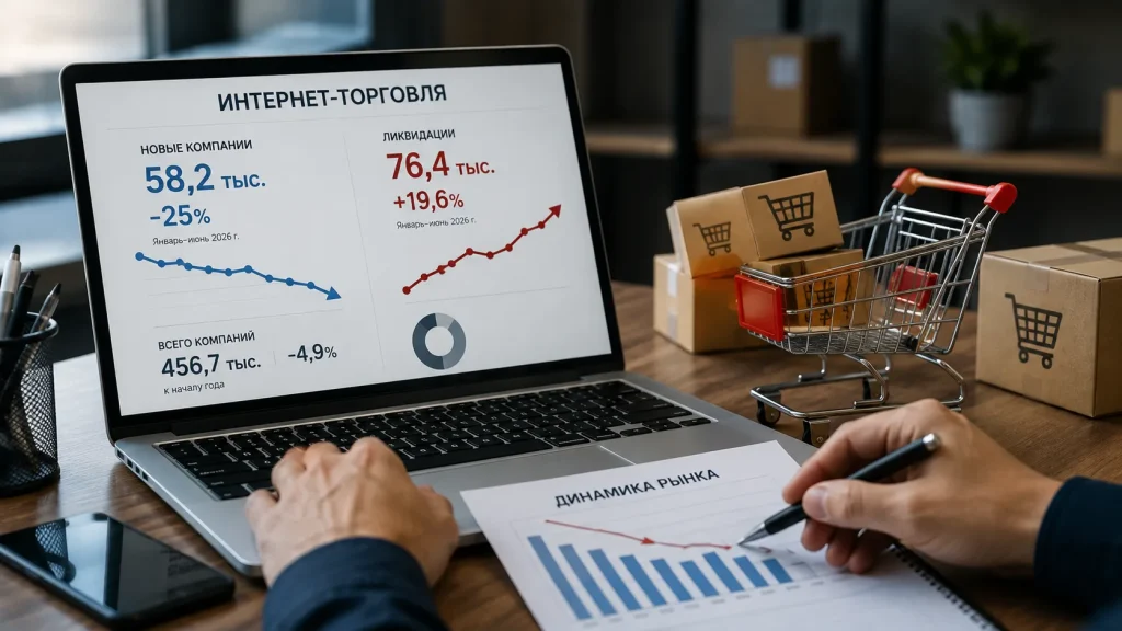 На рынке интернет-торговли стало меньше новых продавцов