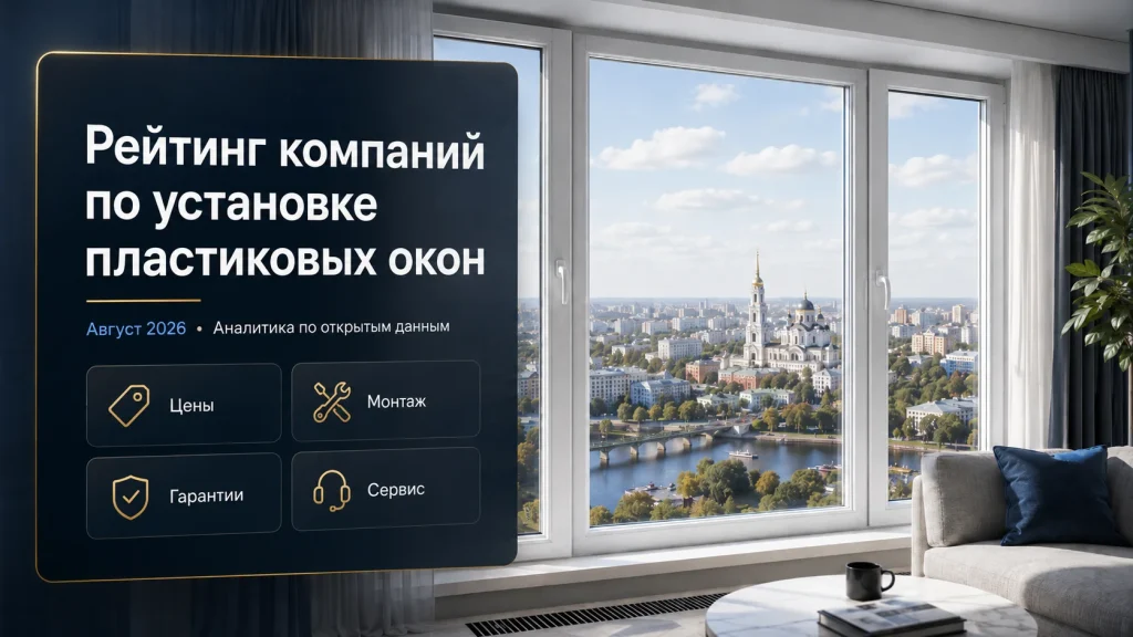 Рейтинг компаний по установке пластиковых окон в Воронеже — август 2026