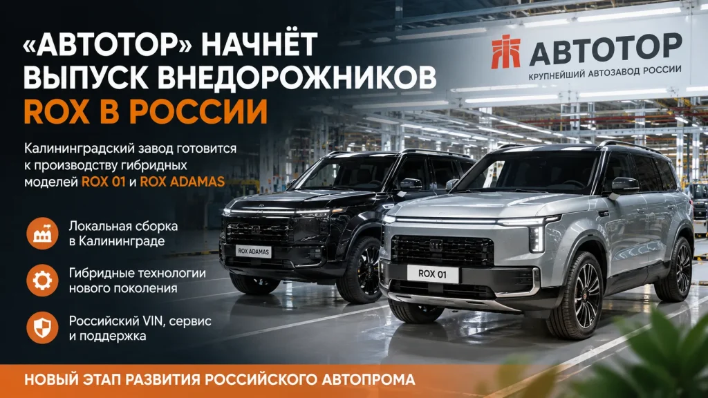 «Автотор» начнёт выпуск внедорожников ROX в России