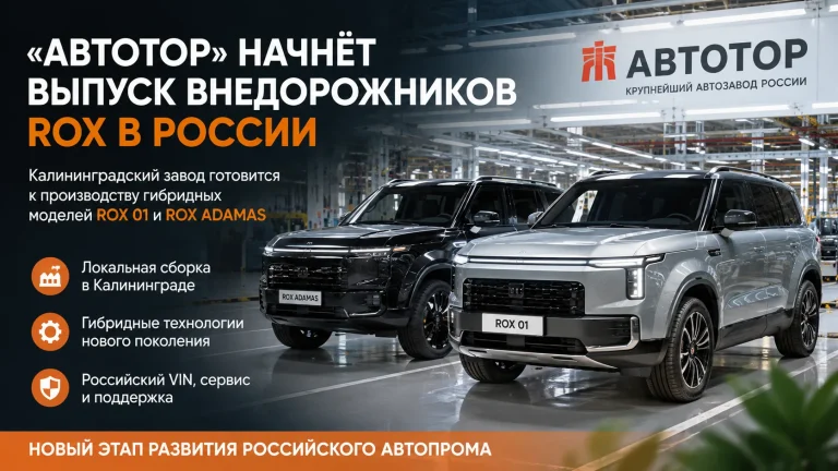 «Автотор» начнёт выпуск внедорожников ROX в России