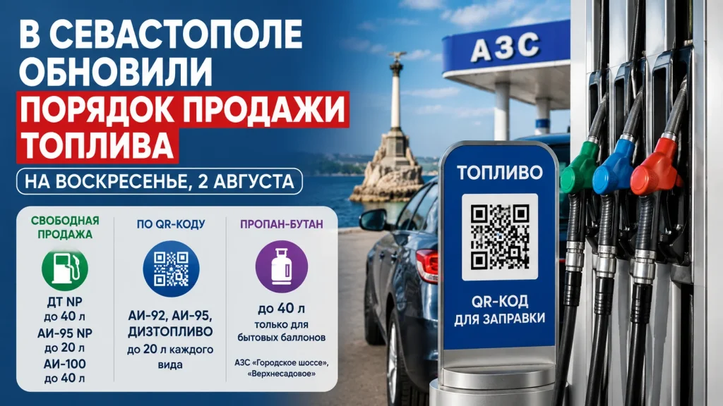 В Севастополе обновили порядок продажи топлива на 2 августа