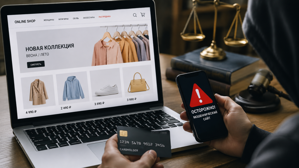 Предупреждение о мошенническом интернет-магазине