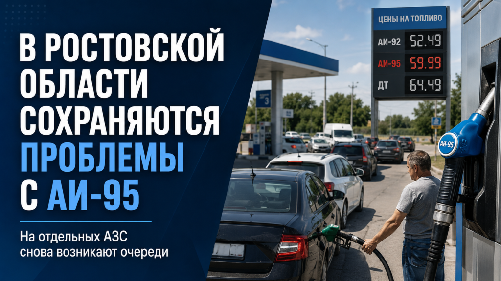 В Ростовской области сохраняются проблемы с бензином АИ-95