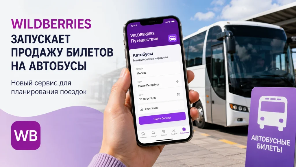 Wildberries продолжает продавать билеты на междугородние автобусы