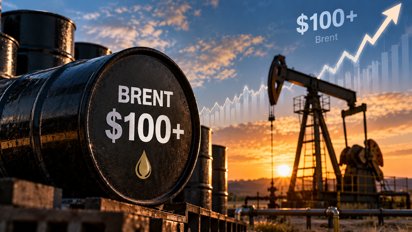 Нефтяной терминал и рост котировок Brent выше 100 долларов за баррель