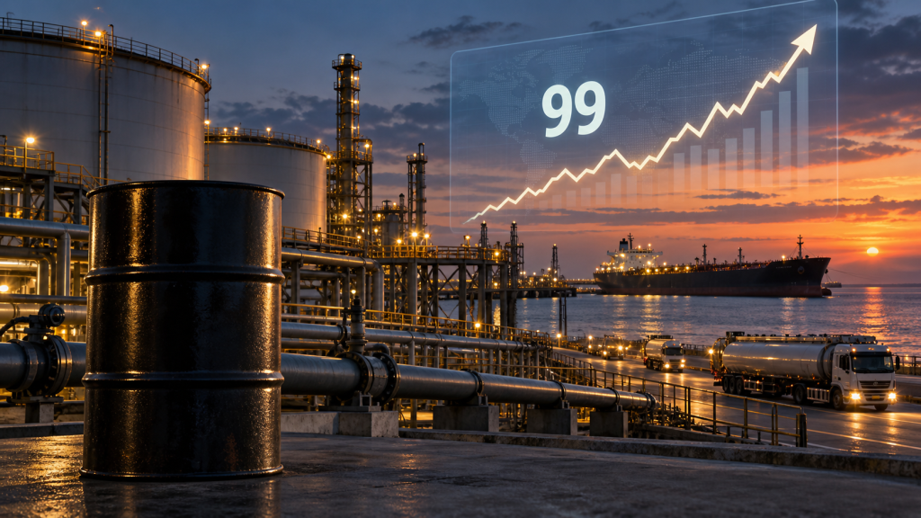 Цены на нефть растут: Brent превысил $99 за баррель — как это повлияет на стоимость топлива и товаров