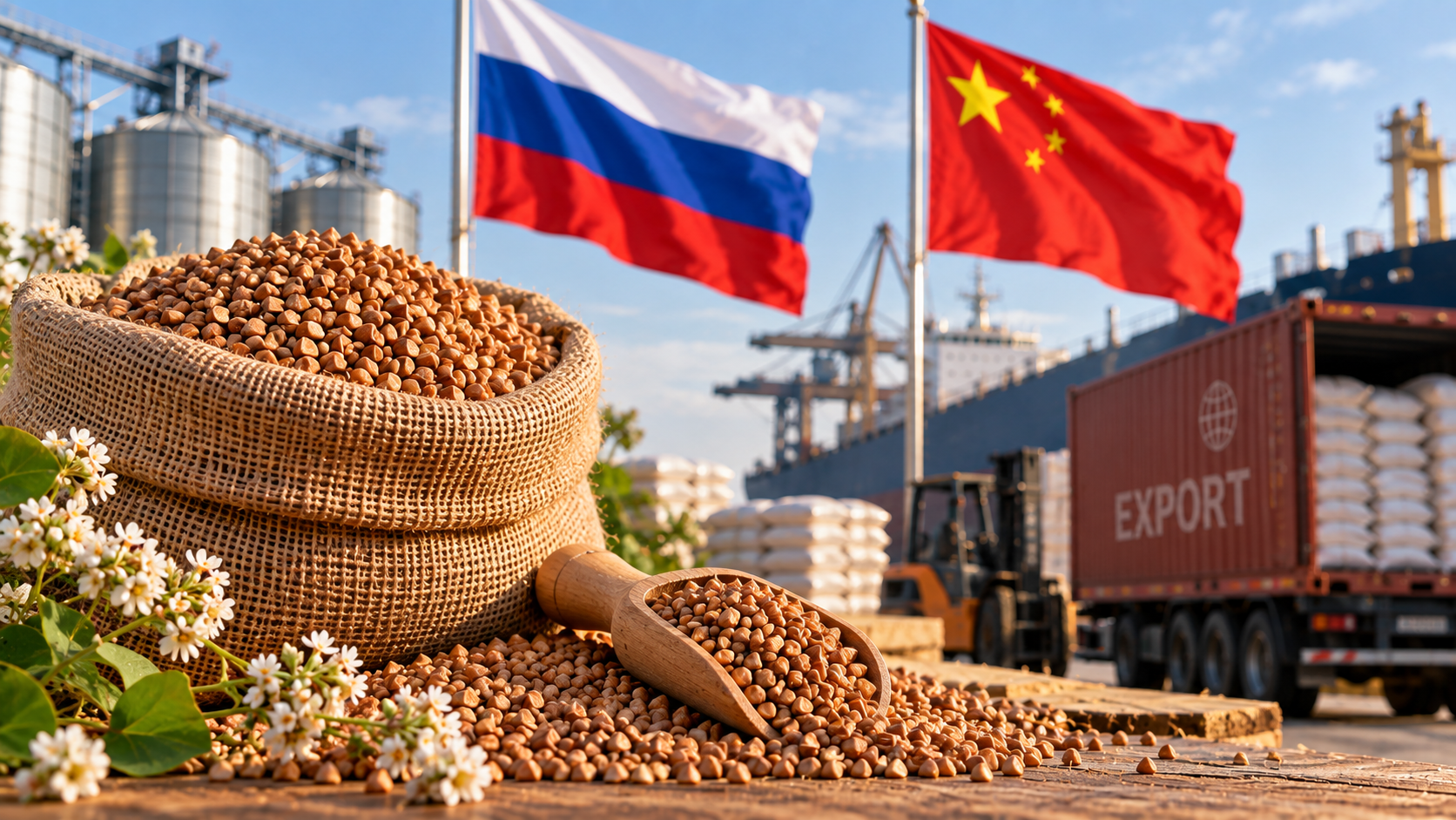 Поставки российской гречихи в Китай