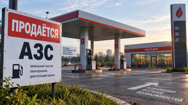 Автозаправочная станция выставлена на продажу; потенциальный переход к новому владельцу