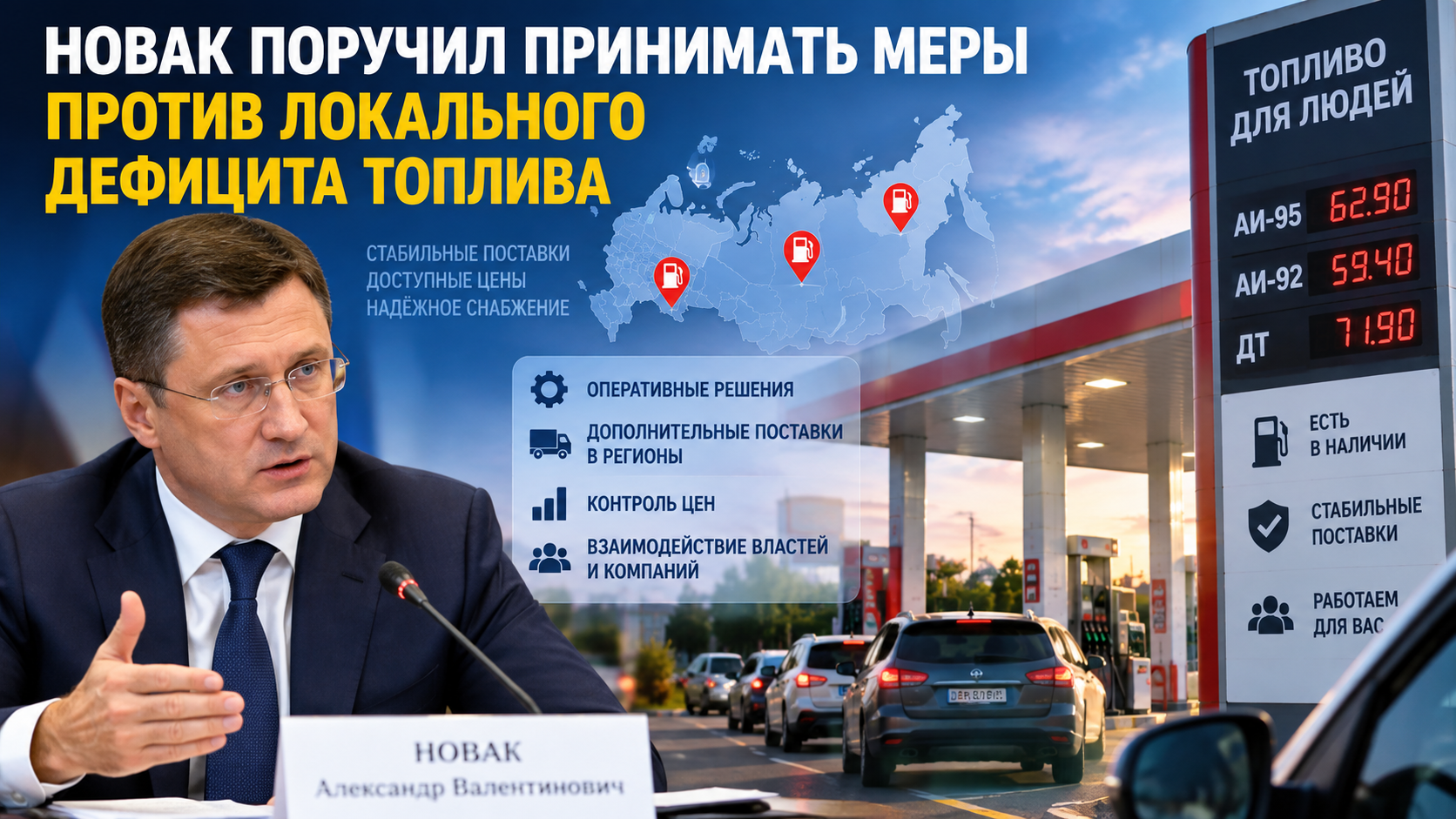 Сгенерированная иллюстрация к материалу о мерах по снабжению регионов топливом; это не фото с реального совещания