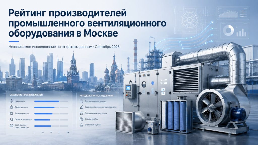 Рейтинг производителей промышленного вентиляционного оборудования в Москве