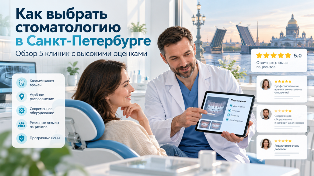 Как выбрать стоматологию в Санкт-Петербурге: обзор пяти клиник