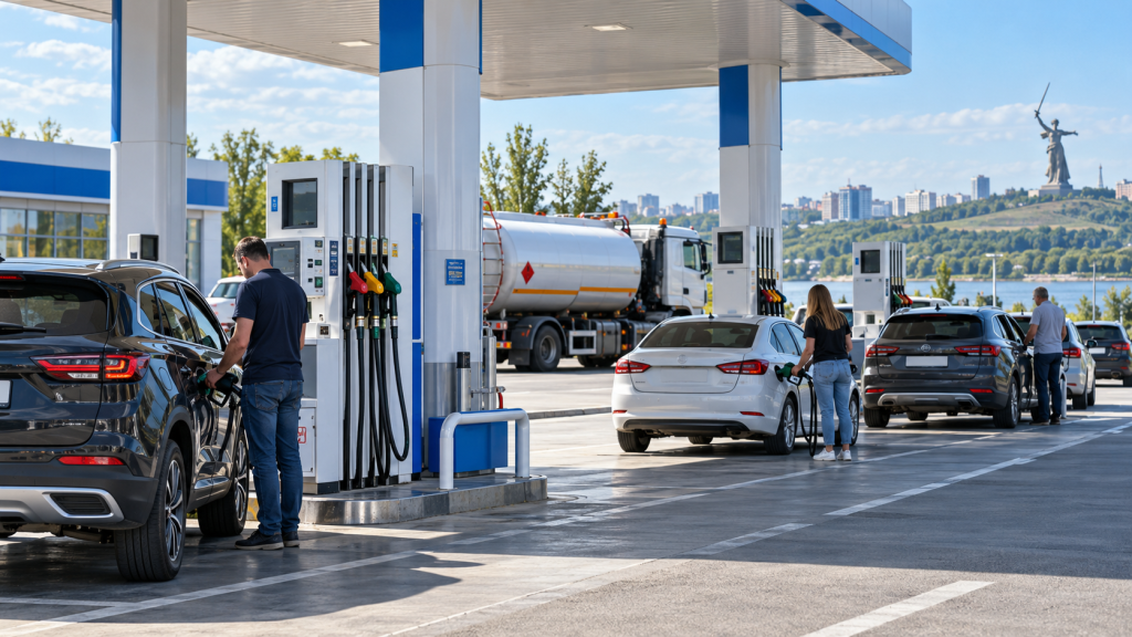 Автозаправочная станция и поставки топлива